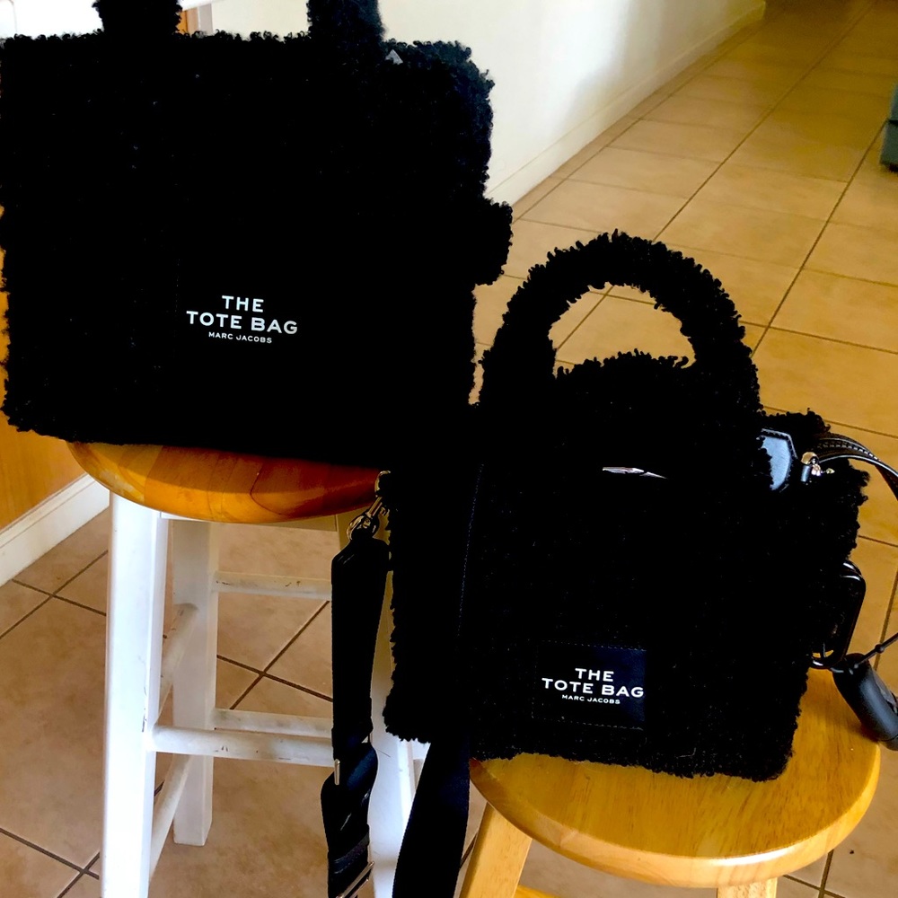 Marc Jacobs The Mini Teddy Tote Bag Black